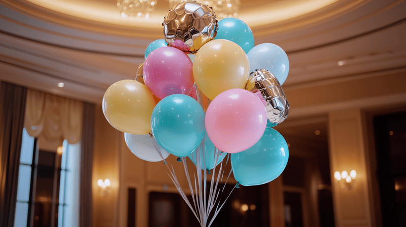 pretty balloon color combinations 