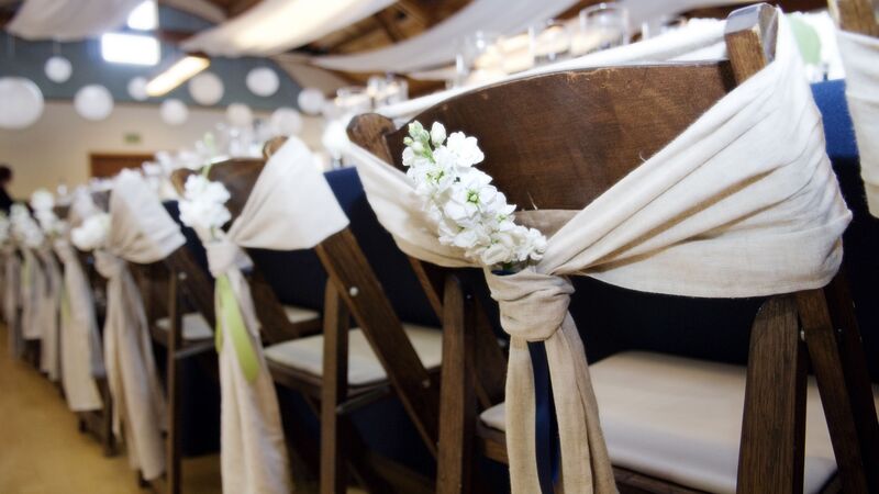 black and white themed wedding