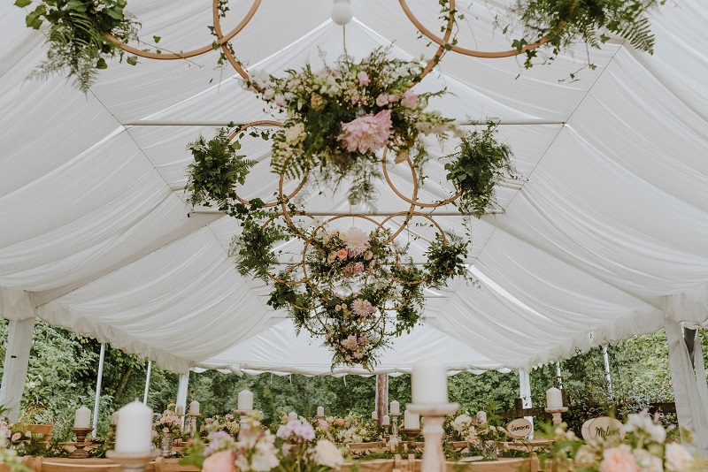 ceiling decoration ideas wedding