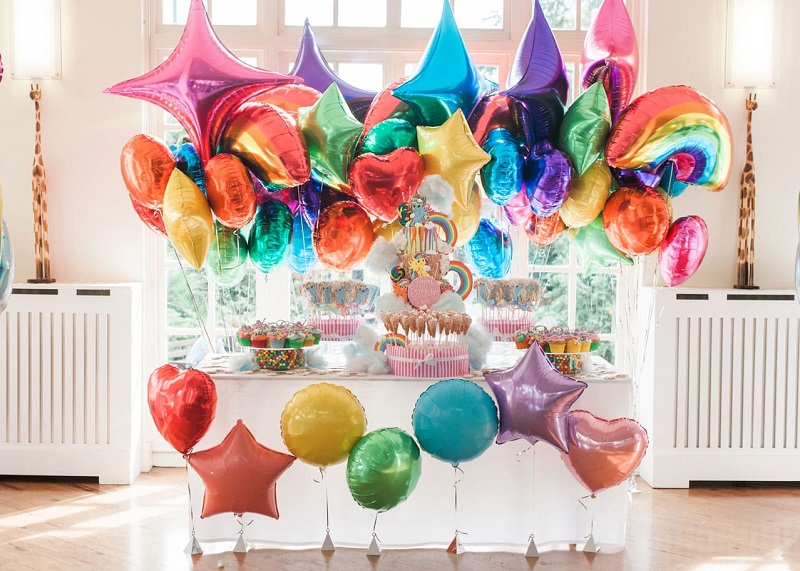 make balloon bouquets