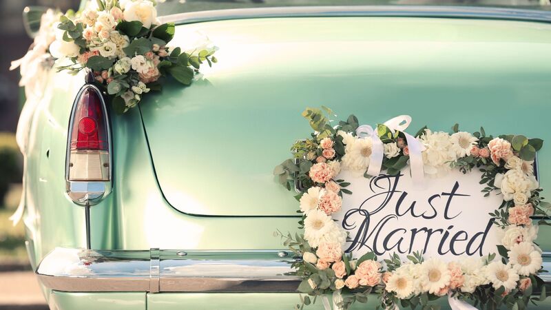 wedding car decor