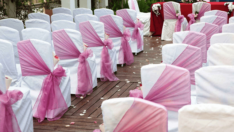 pink wedding decor ideas