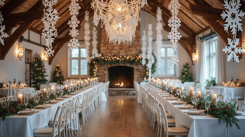 winter wedding decorations