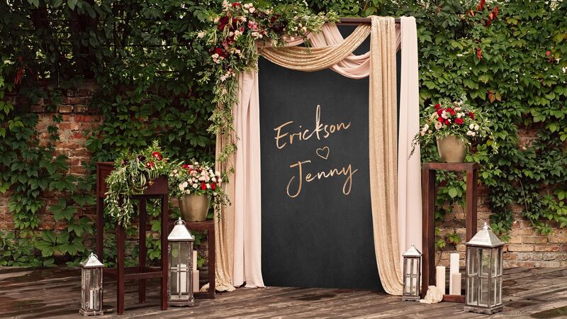 aisle decor wedding