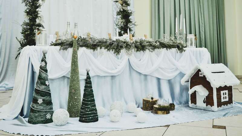christmas wedding decorations