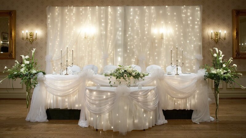 white wedding decor ideas