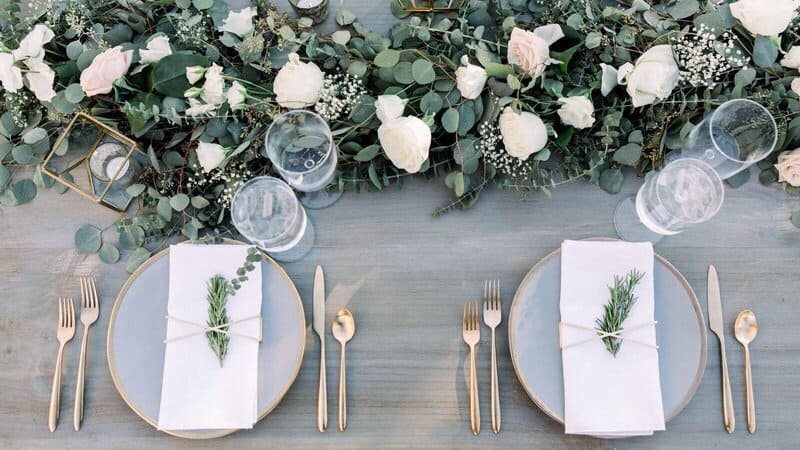 spring wedding table decorations