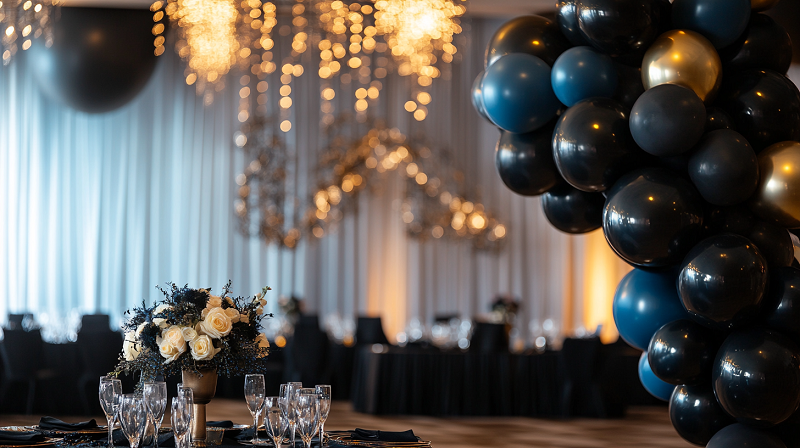 elegant gothic party decorations