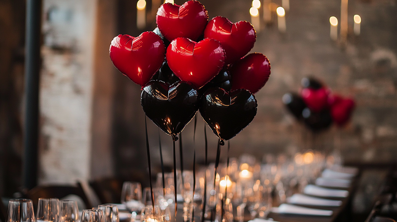 romantic gothic wedding decor