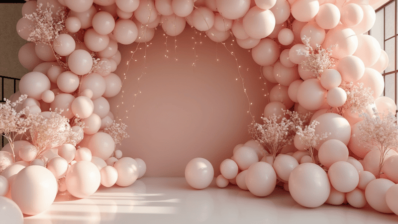 light pink wedding decorations