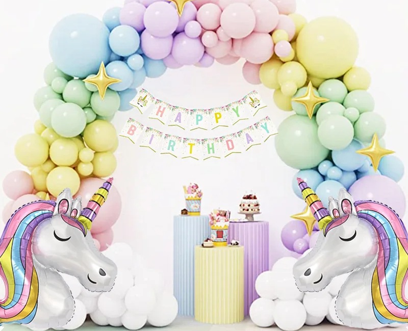 Rainbow unicorn party