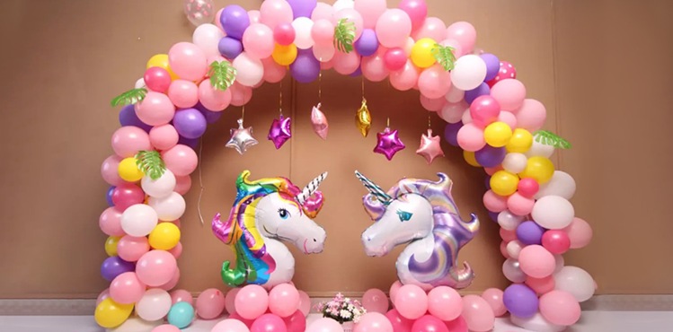 Unicorn balloon decoration ideas