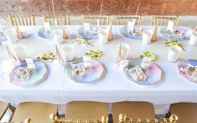 Unicorn table decorations ideas